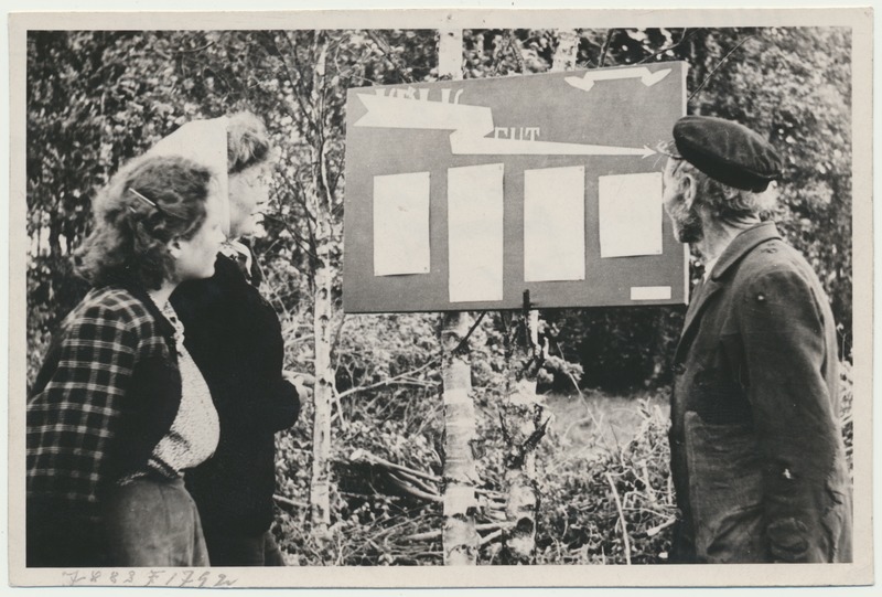 foto, Viljandimaa, kolhoos Sangar, välkleht, 1950, foto A. Vanamõis
