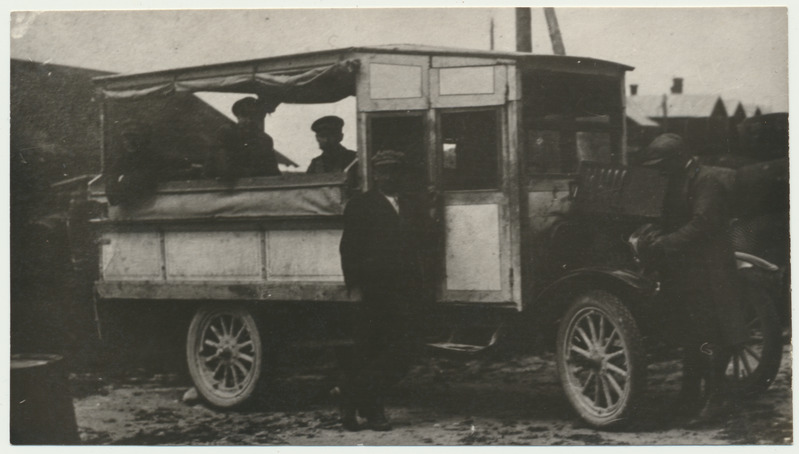 fotokoopia, Viljandi?, veoauto, u 1920