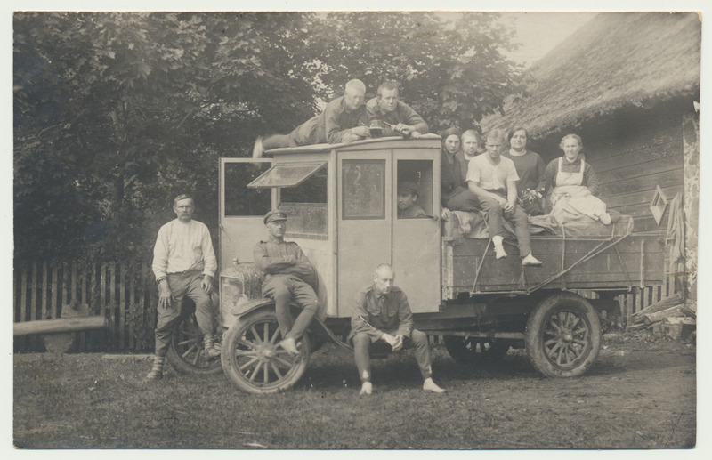 foto, Viljandimaa, Valma, õlleveoauto Ford TT, u 1928
