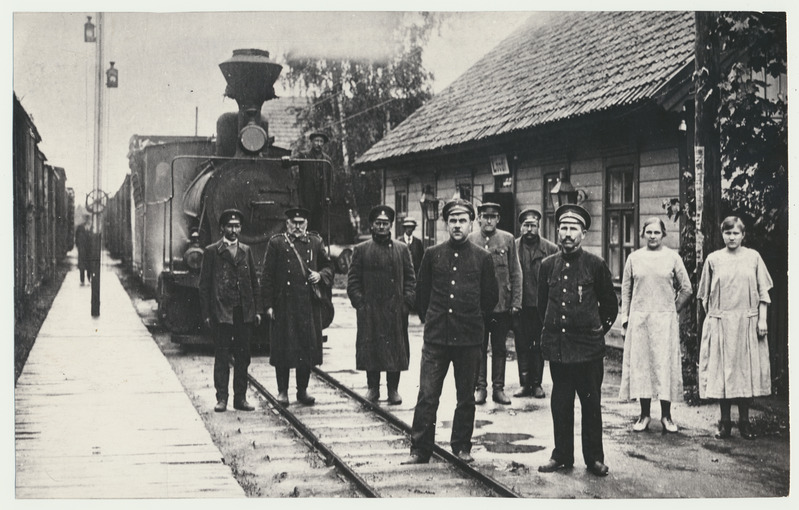 fotokoopia, Viljandimaa, Loodi raudteejaam, 1920