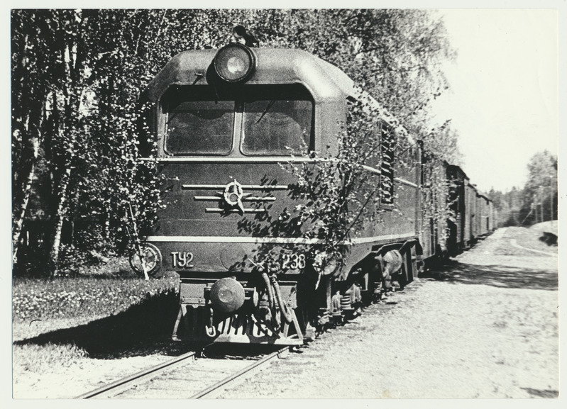 foto, Viljandimaa, Loodi, viimane kaubarong Viljandist Mõisakülla, 1973