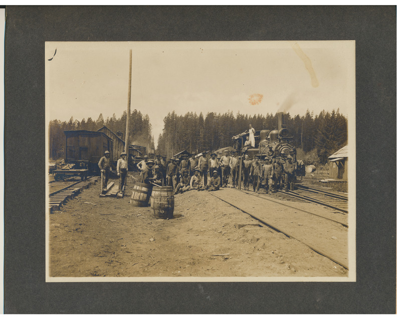 foto, asukoht?, raudtee ehitus, u 1900