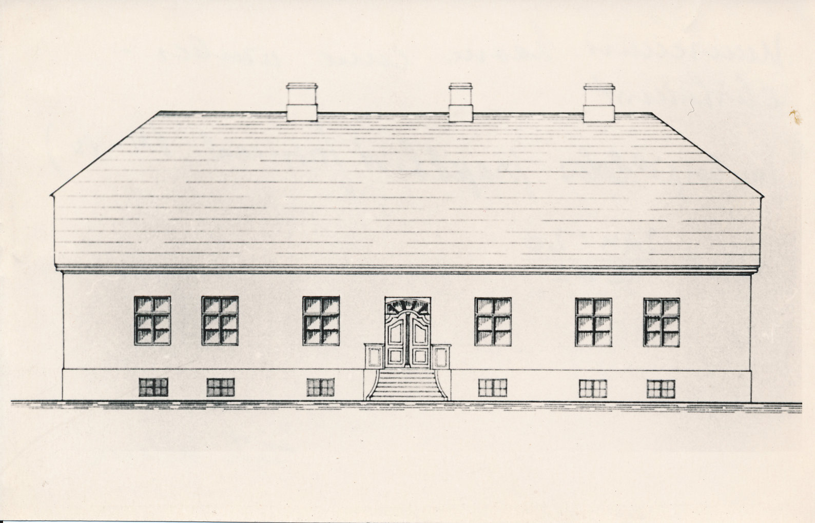 foto, Viljandi muuseum, hoone, 19.sajandi I pool, projektist