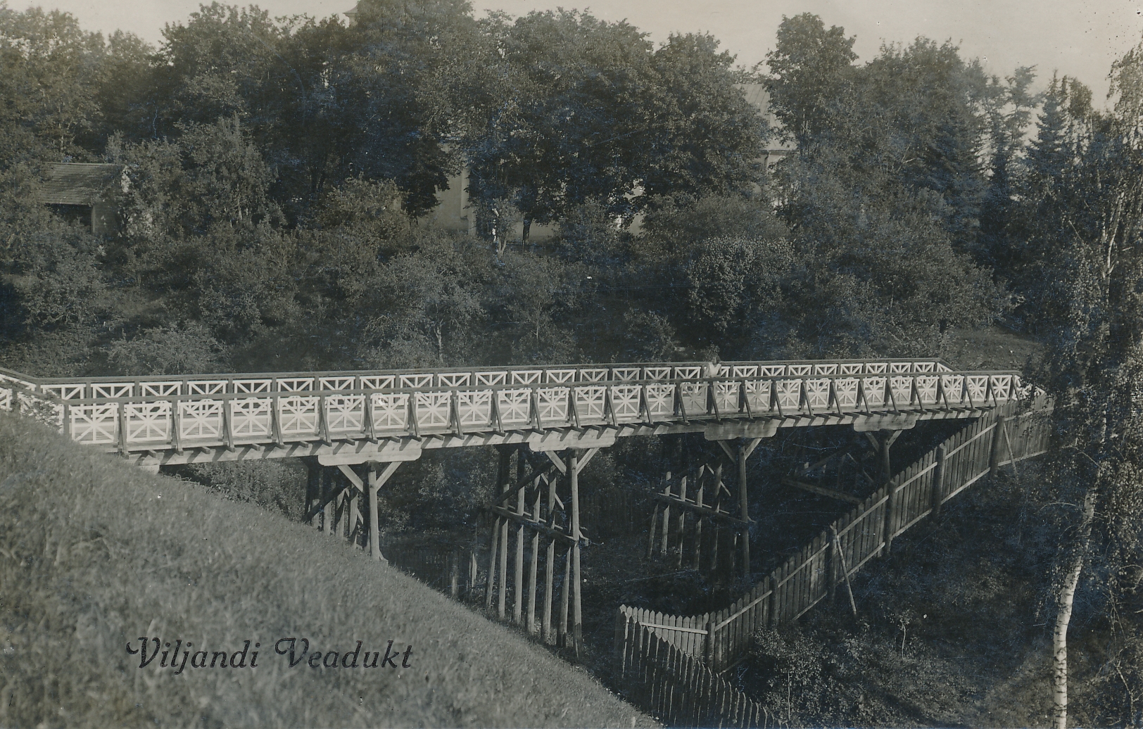 foto, Viljandi, lossimäed, Varese sild, u 1932