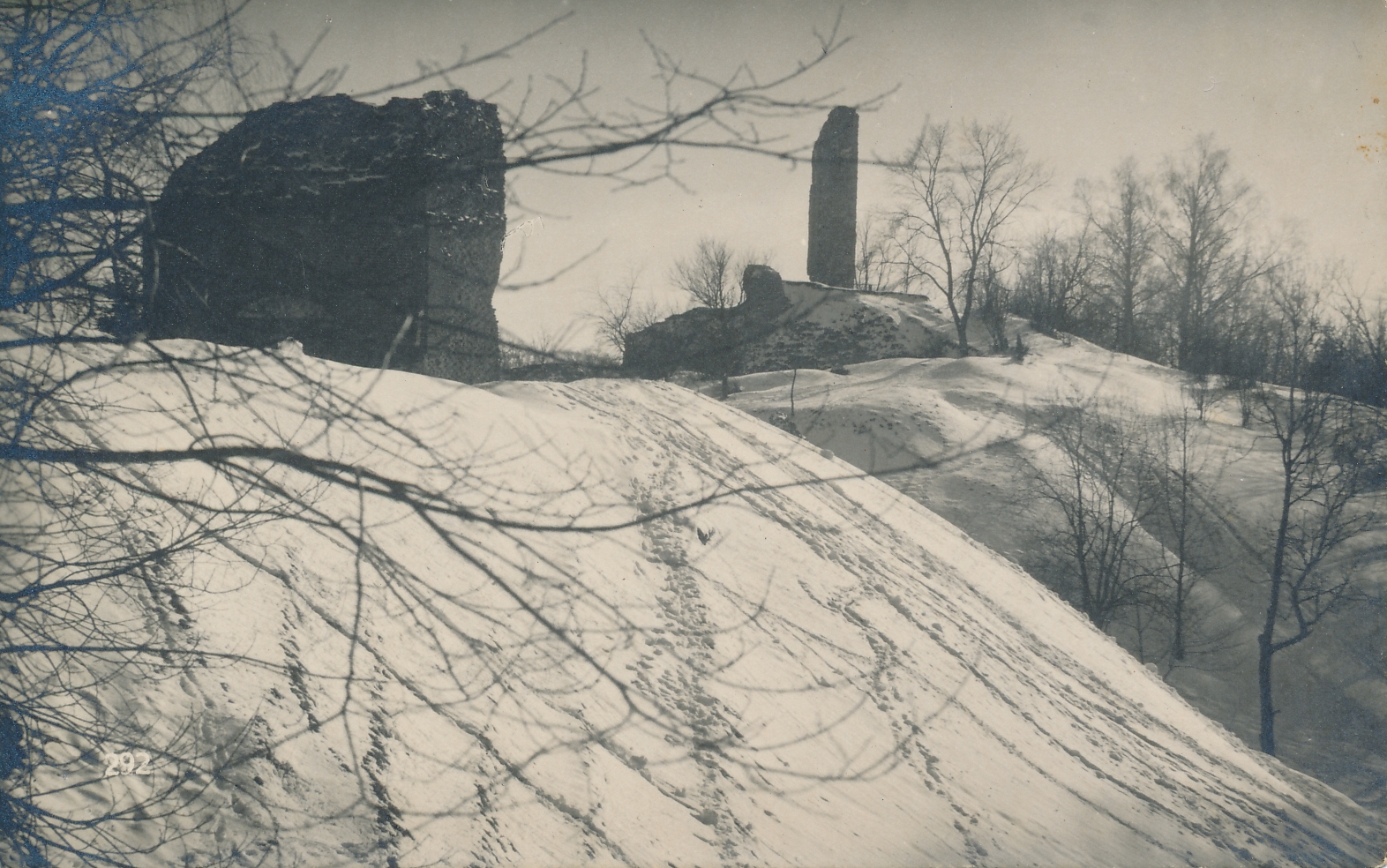 foto, Viljandi, lossimäed, Suurmüür, u 1910