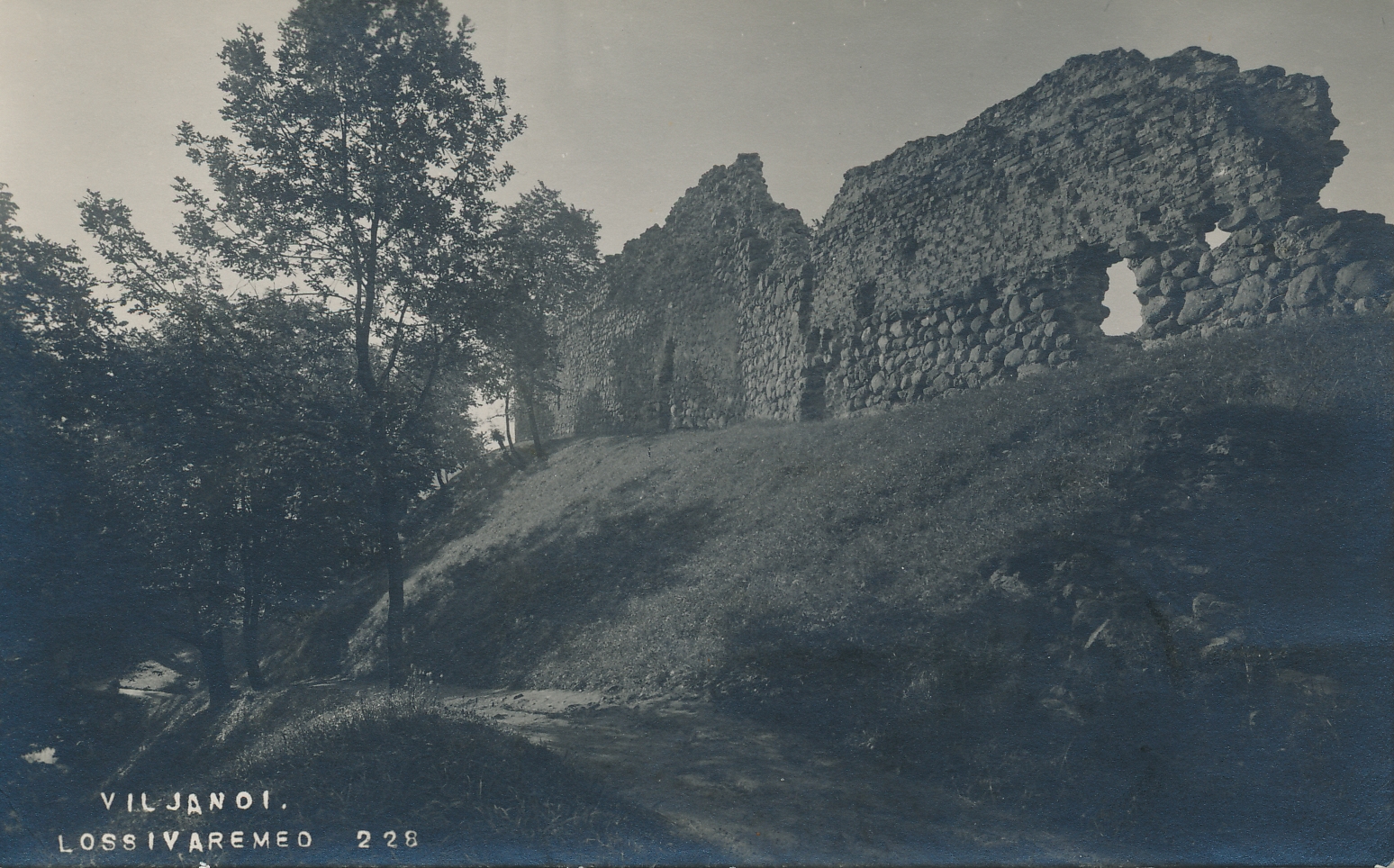 foto, Viljandi, lossimäed, I Kirsimägi, u 1924, foto J. Riet