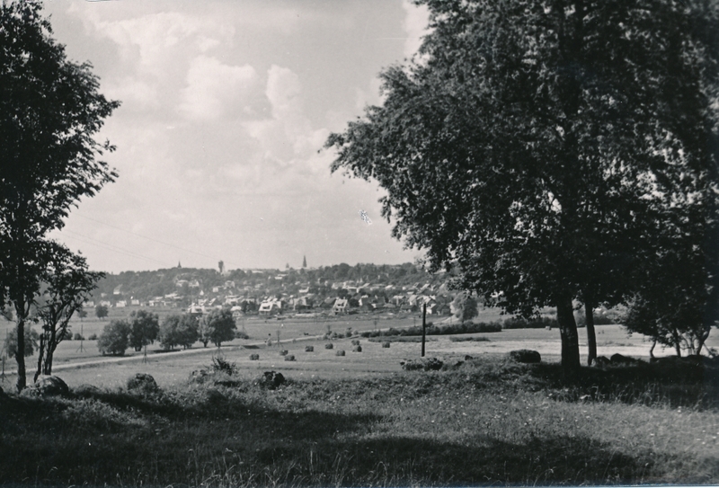foto, Viljandi, linn Tartu teelt, 1960, foto A. Kiisla