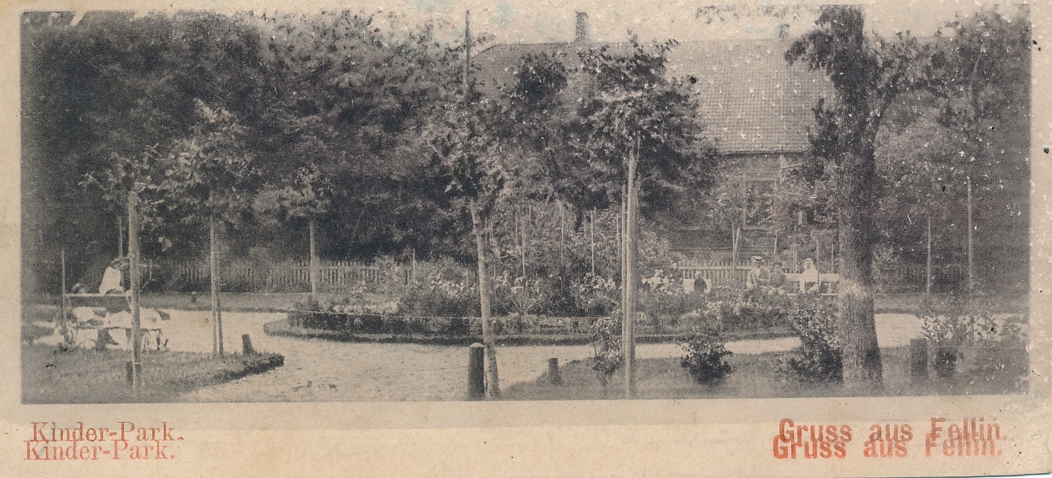 trükipostkaart, Viljandi, Lastepark, u 1905