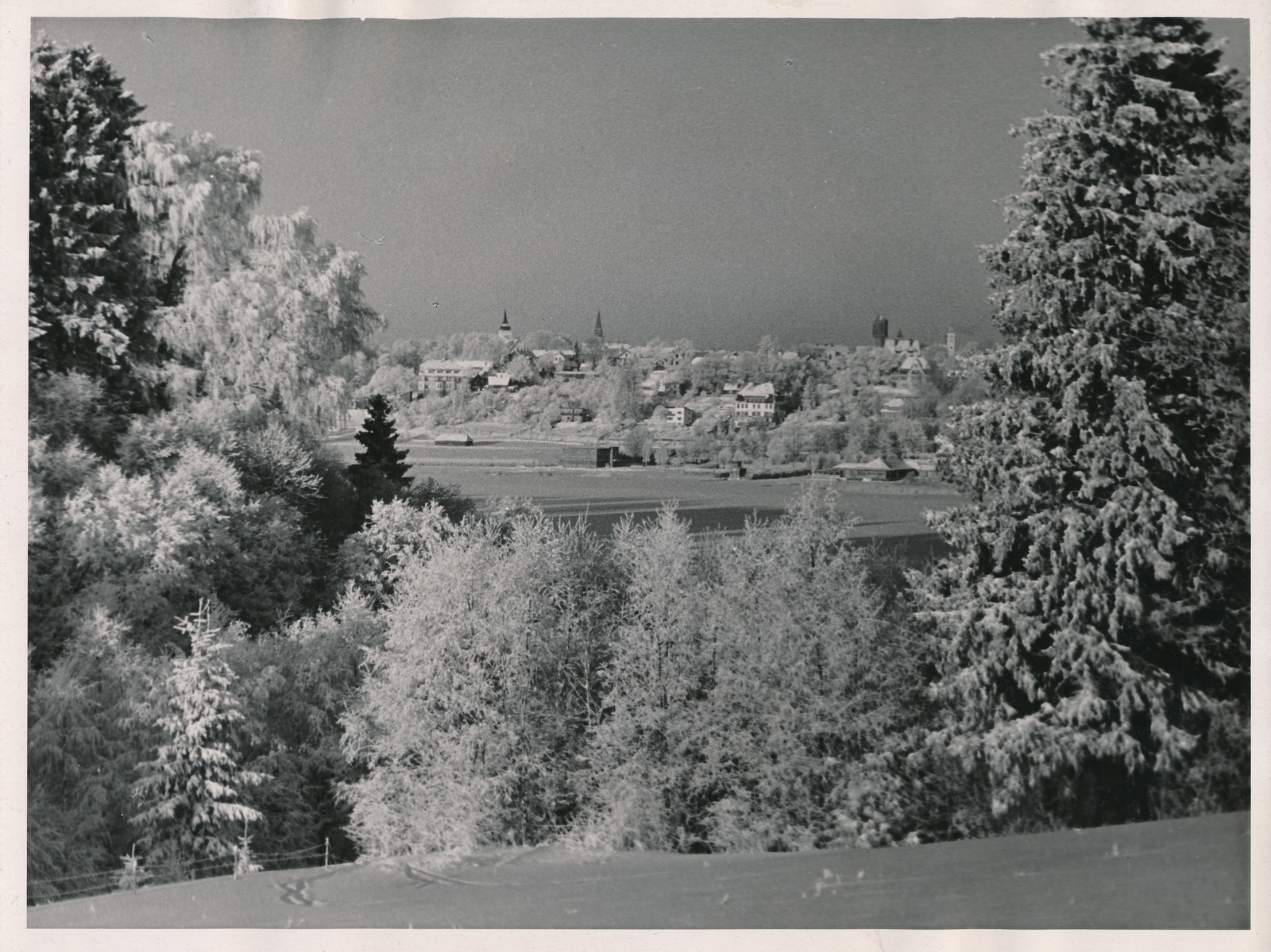 foto, Viljandi, järv, linn, 1959, foto A. Kiisla