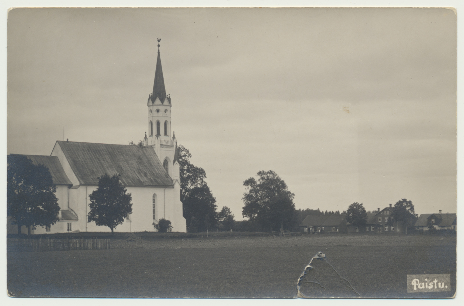 foto, Viljandimaa, Paistu kirik, 1939