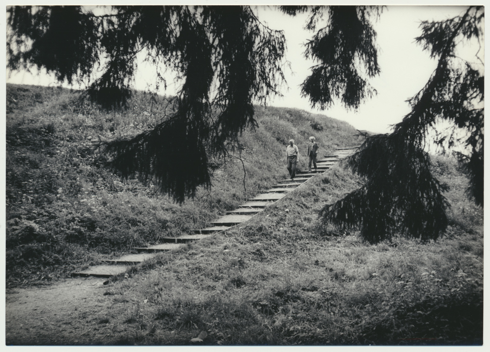 foto, Viljandimaa, Lõhavere linnamägi, 1977, foto E. Veliste