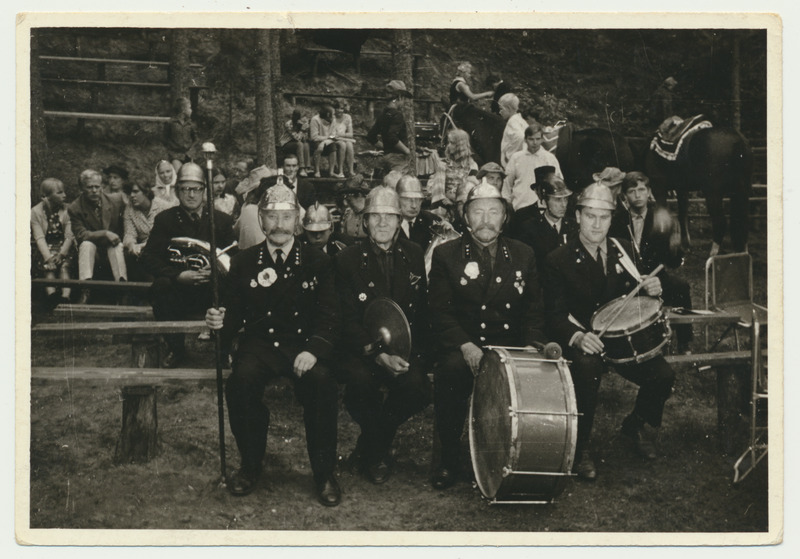 foto, Viljandi tuletõrjeorkester, u 1935