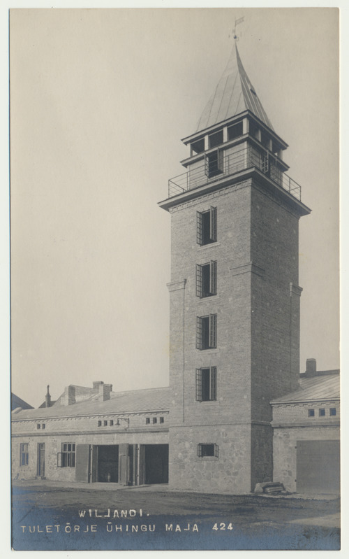 foto, Viljandi, VTÜ maja, u 1930, foto J. Riet