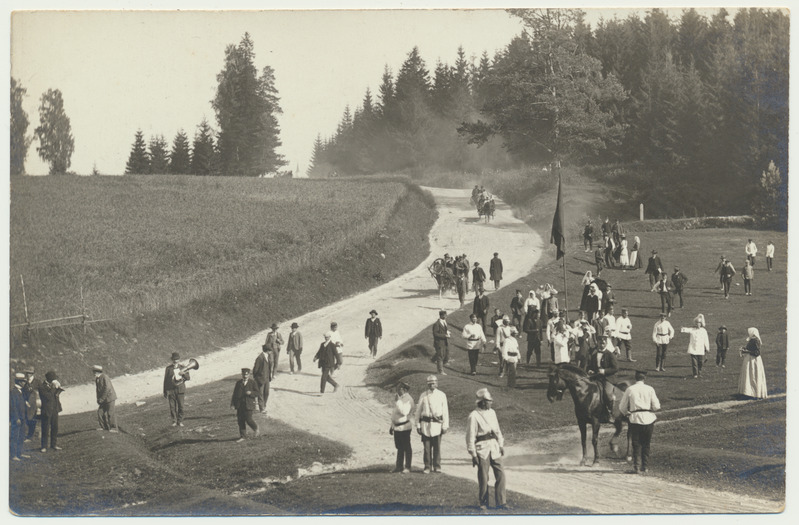 foto, Viljandimaa, Loodi, tuletõrje õppused, u 1915