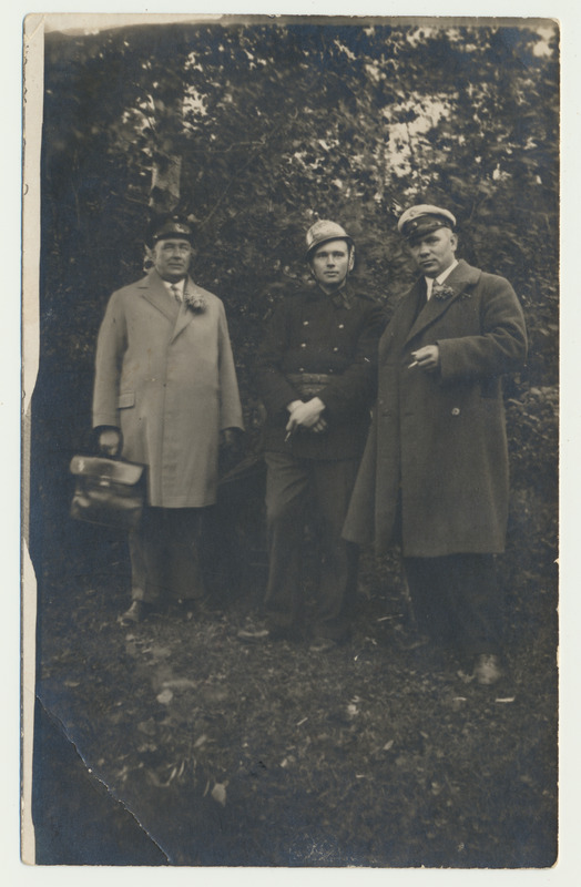 foto, Viljandimaa, Võhma Vabatahtliku Tuletõrje ühingu liikmed, sh J. Scheller, u 1935