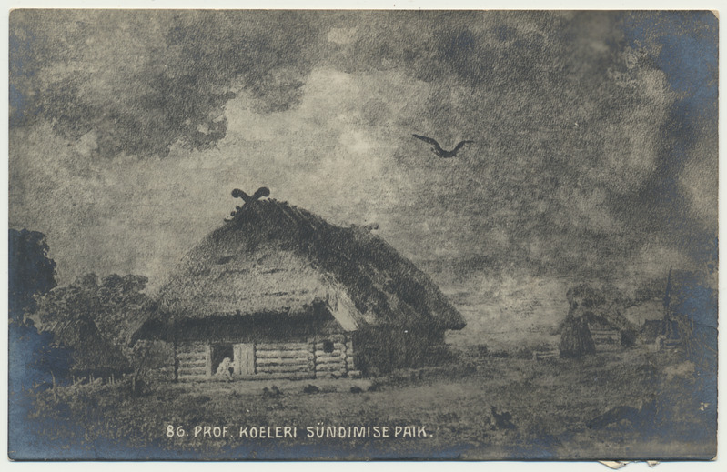 foto, Viljandimaa, Vastemõisa vald, Kõõbra talu, elamu, J. Köleri maal, 1868