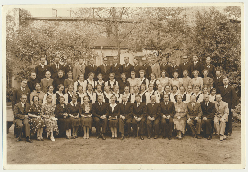 foto, Tallinna Õpetajate Seminar, sh J. Mager, u 1936