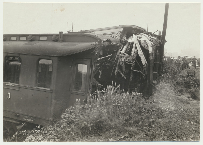 foto, Saksamaa, rongiõnnetus Buiri jaama juures, 1929, foto Hilgers-Rey