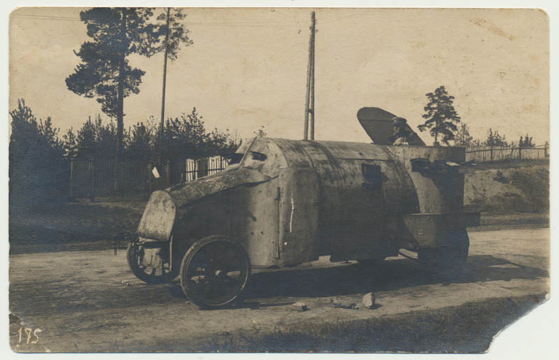 foto, Eesti Vabadussõda, soomusauto Vanapagan, juuli 1919, foto Vilper&Poska