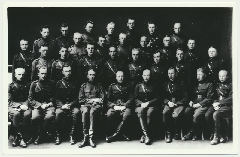 fotokoopia, Viljandi, 5. suurtükiväegrupp, ohvitserid, 1932