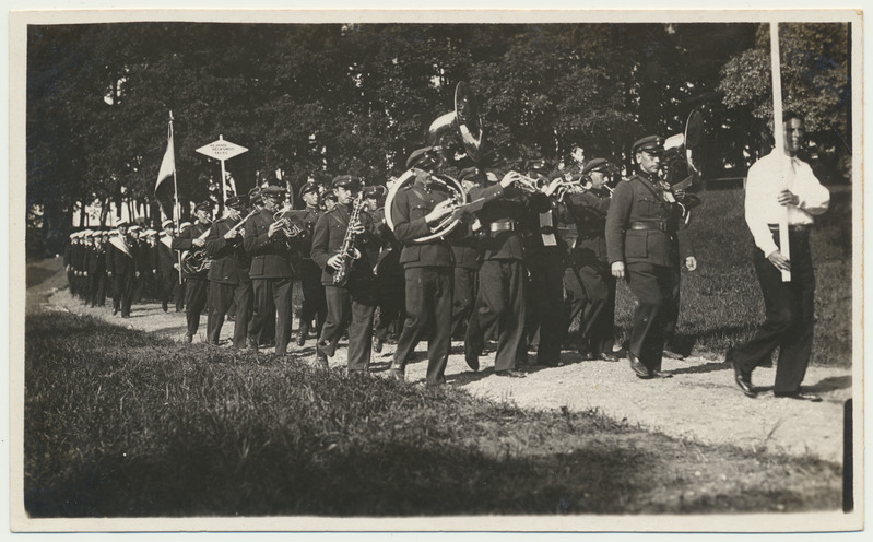 foto, Kaitseliidu Sakalamaa Maleva orkester, u 1935