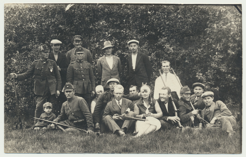 foto, Viljandimaa, Loodi, grupp, kaitseliitlased jt, u 1930