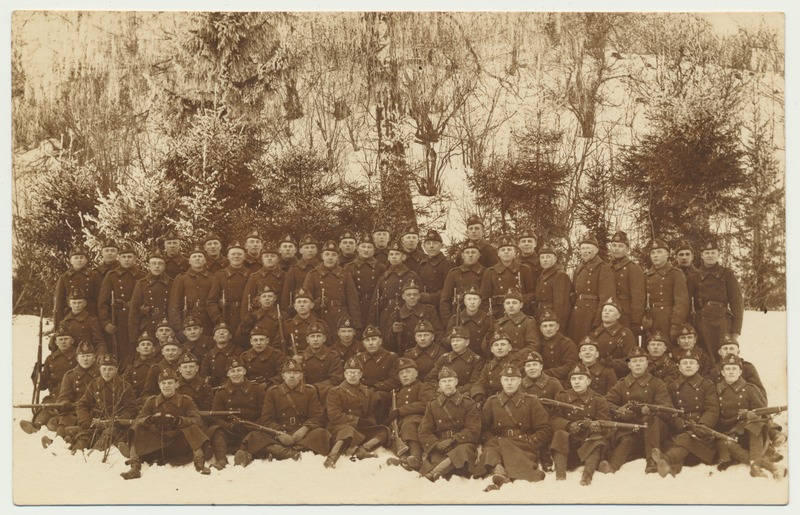 foto, Viljandi, Sakala üksikjalaväepolgu I kompanii, u 1930, foto A. Järvekülg