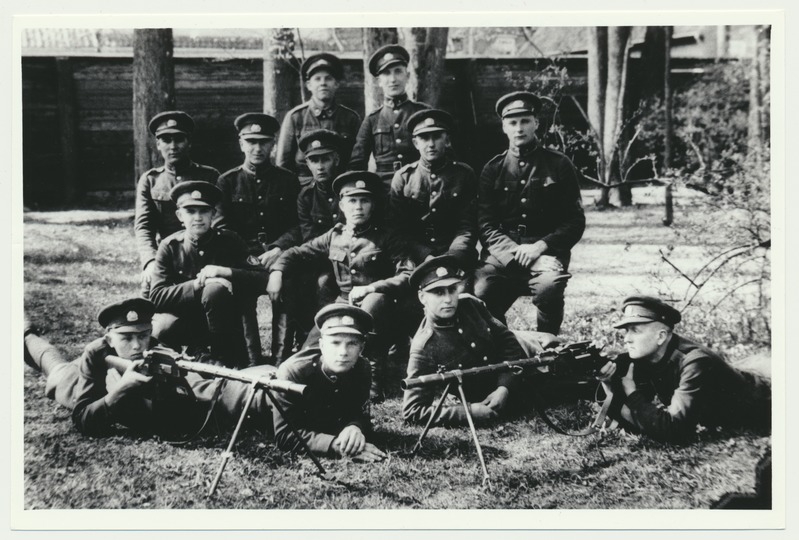 fotokoopia, Viljandi, Sakala Partisanide Pataljon, II kompanii, II rühm, grupp, 1939