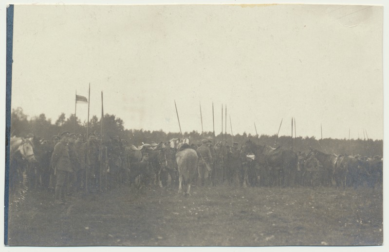 foto, Eesti Vabadussõda, ratsapolk, 1. eskadron, september 1919