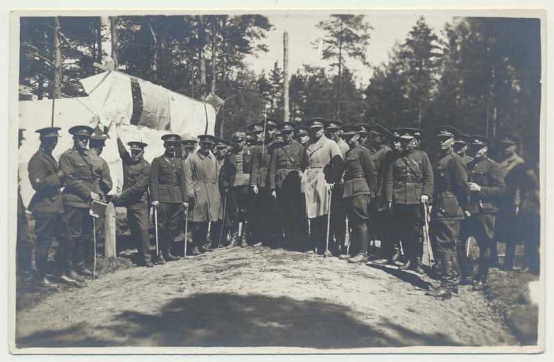 foto, Eesti sõjavägi, Jägala laager, grupp, sidepataljon, 17.06.1927