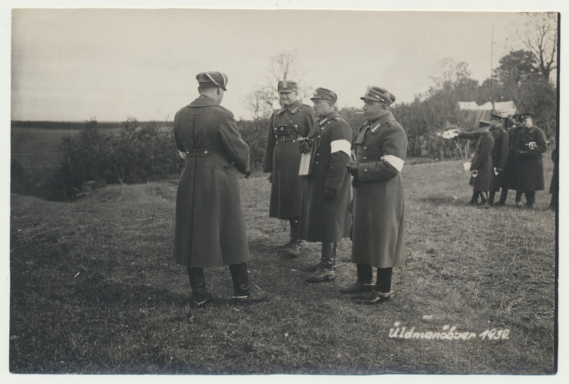 foto, Eesti Kaitsevägi, üldmanööver, juhtkond, september 1930