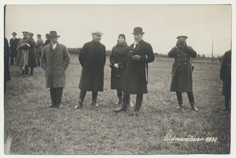 foto, Eesti Kaitsevägi, üldmanööver, välisvaatlejad, september 1930