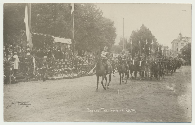 foto, Tallinn, sõjaväe paraad, 11.08.1930