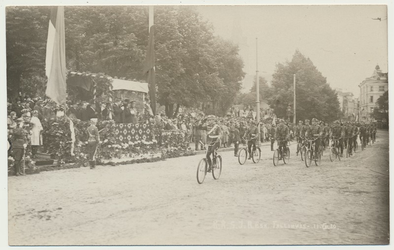 foto, Tallinn, sõjaväe paraad, 11.08.1930
