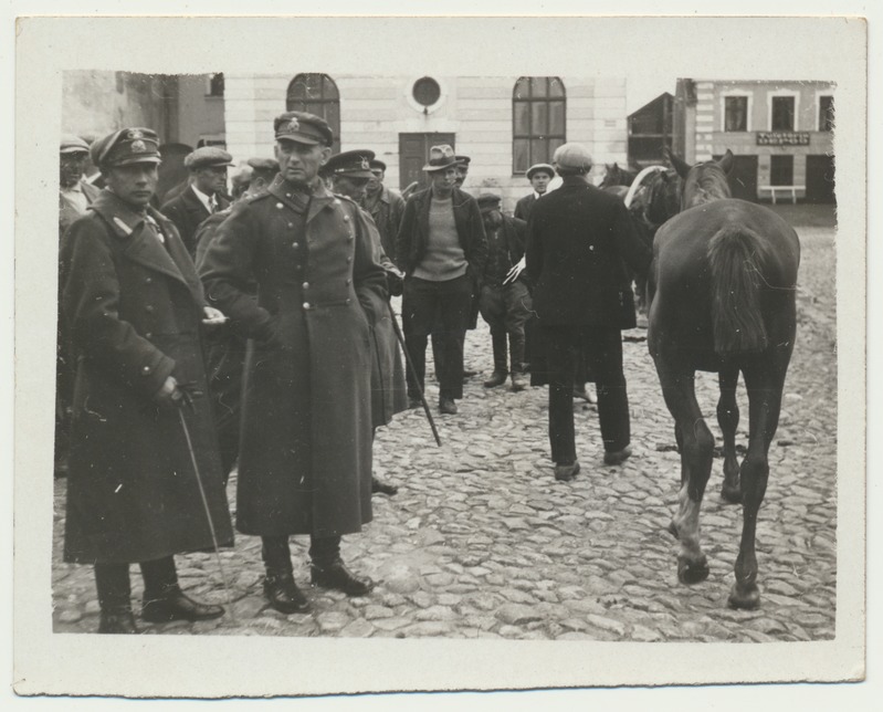 foto, asukoht?, hobuste ostmine sõjaväele, 1934