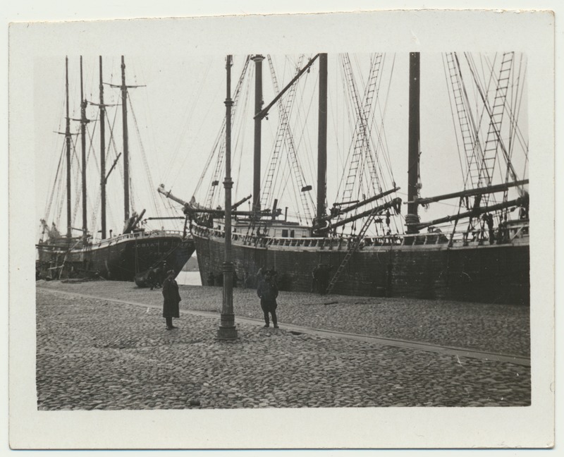 foto, Pärnu, purjekad Mihkel, Jaan, 1934