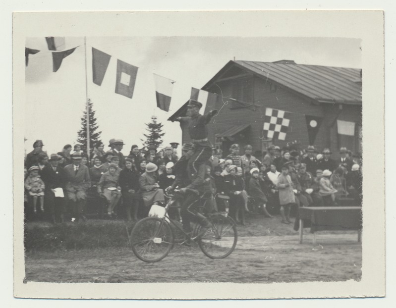 foto, Tartu, ratsarügement, rattavõistlused, 1935