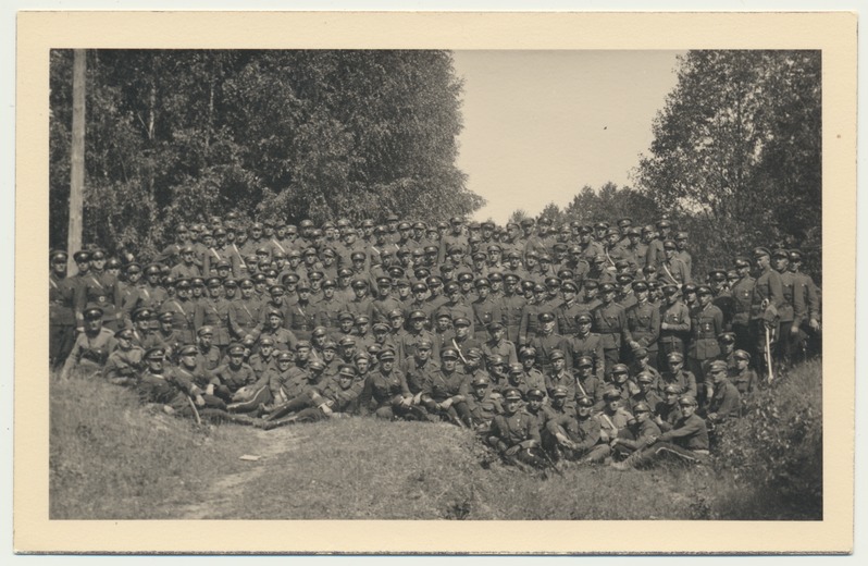 foto, Värska, grupp reservväelasi, 1940