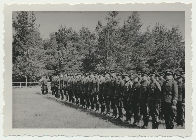 foto, Värska, reservohvitserid kordusõppustel, 1940