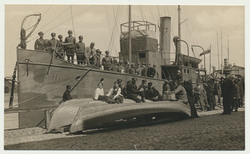 foto, Eesti sõjalaev Ahti Peipsi järvel, u 1935, foto A. Lomp
