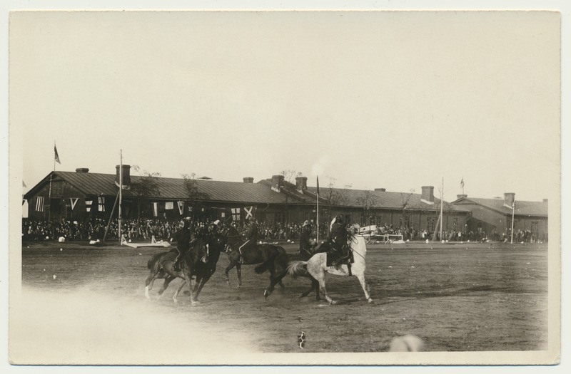 foto, Eesti sõjavägi, Tartu, ratsavõistlused, u 1930