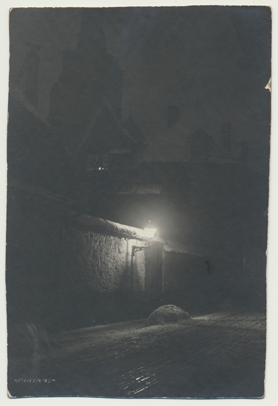 foto, Tallinn, vanalinn, latern, u 1920?, foto Parikas