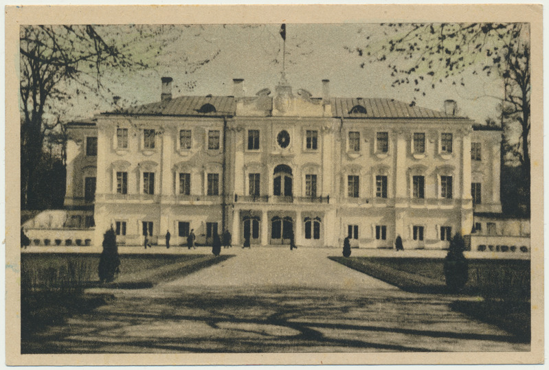 värviline trükipostkaart, Tallinn, Kadrioru loss, u 1935, foto ateljee Tammet