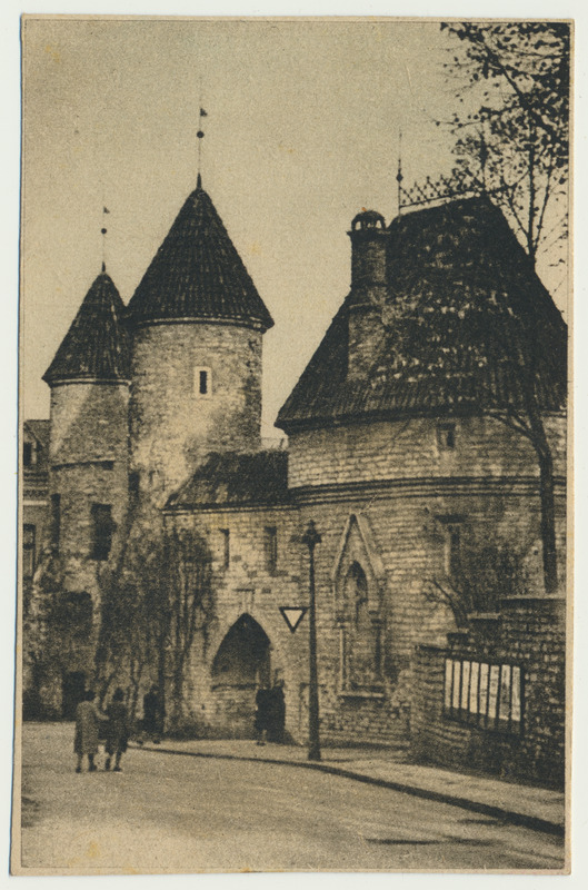 trükipostkaart, Tallinn, Viru värav, u 1930