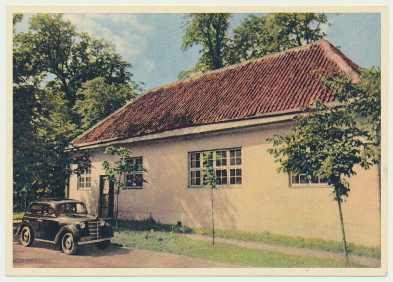 värviline trükipostkaart, Tallinn, Kadriorg, Peeter I maja