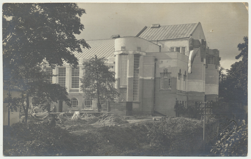 fotopostkaart, Tartu, teater Vanemuine, foto C. Schulz