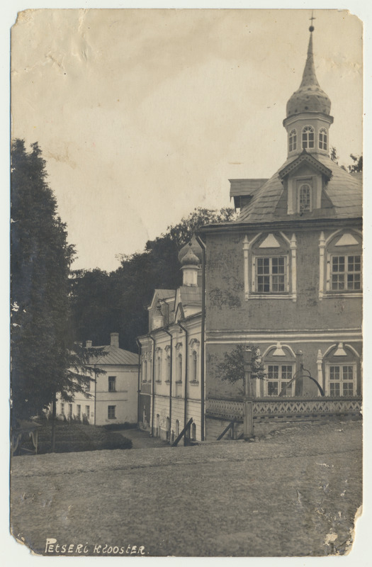 fotopostkaart, Petseri kirik?, u 1920