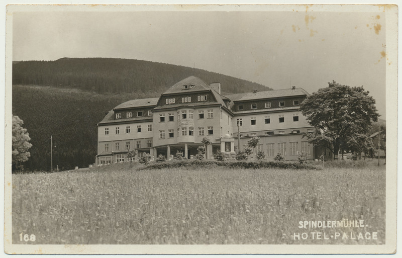 fotopostkaart, Saksamaa, Spindlermühle, hotell Palace, u 1930?