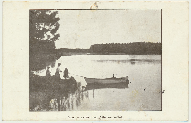 trükipostkaart, Soome, Espoo, Suvisaaristo, u 1915?