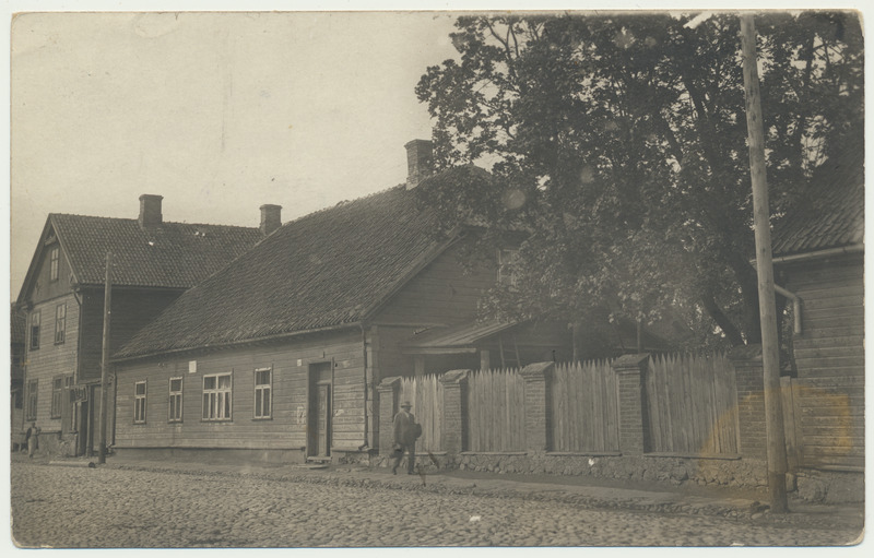 fotopostkaart, Võru, F. R. Kreutzwaldi maja, u 1925